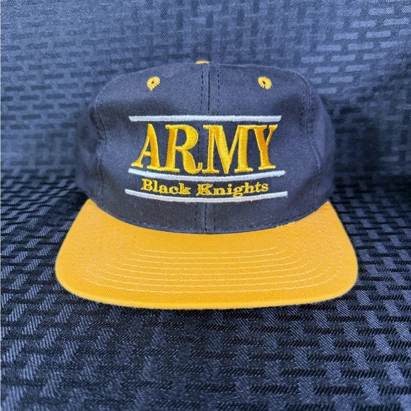 Vintage Army Black Knights Kids Cap - Gray and Yellow